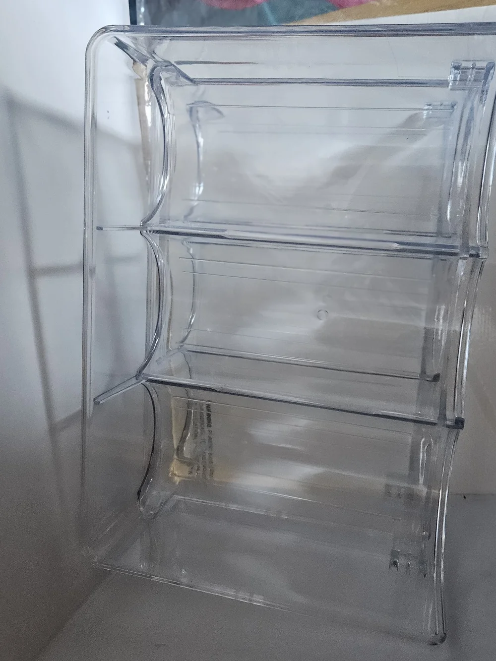 Clear Stackable Wine Bottle Organizer Rack - Home Storage